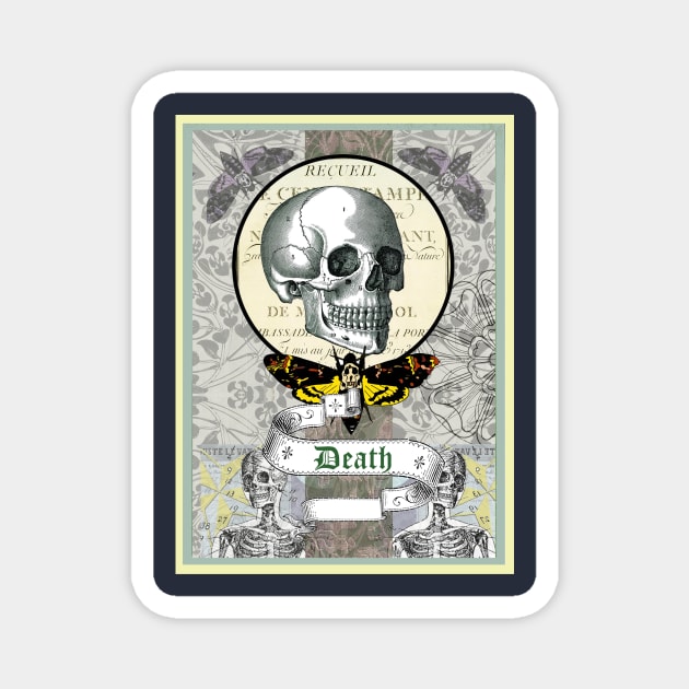 Tarot Card, Death card Magnet by White B Gifts