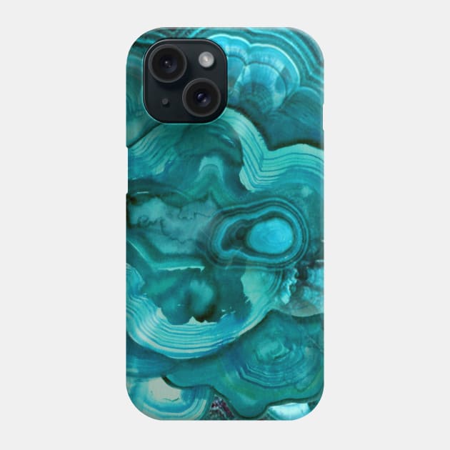 Malachite Phone Case by colleendavis72