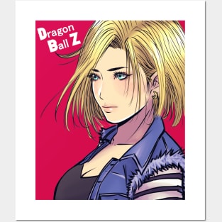 Android 18 Dragon Ball Japanese Poster for Sale by Allenfawnpal