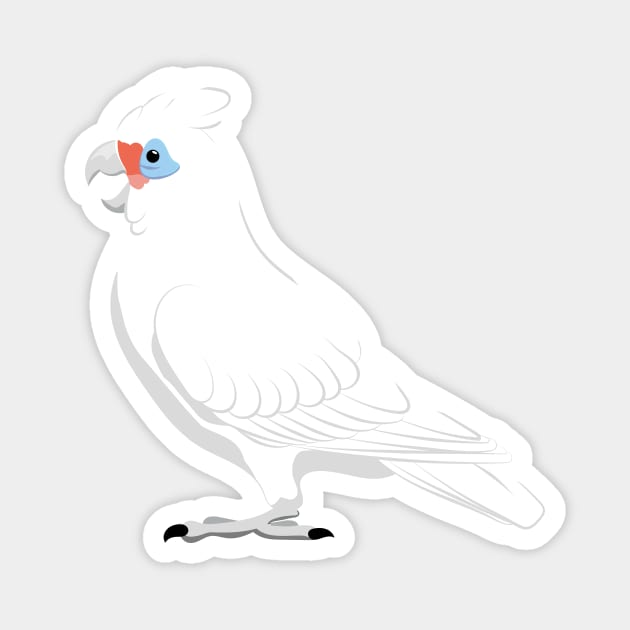 Little corella Magnet by Zolinstudio