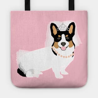 Tricolored Corgi Tote