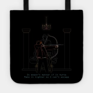 BTS JHOPE BLOOD SWEAT AND TEARS LINE ART Tote