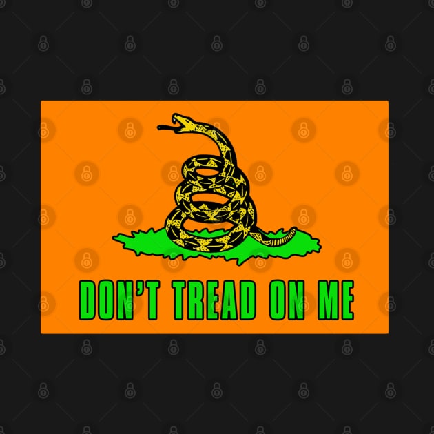 Dont tread on me flag - Safety Orange Osha Approved  - Construction Worker by  The best hard hat stickers 