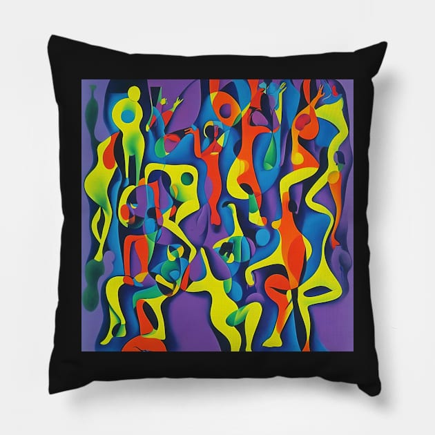 Chromatica #7 Pillow by danrobichaud