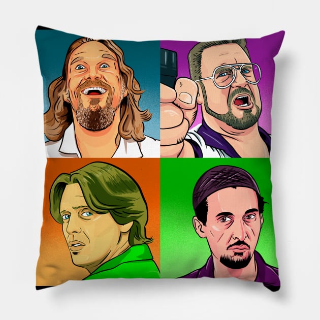 PoPart Bowlers Pillow by MarianoSan