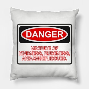 Kindness, Rudeness, and Anger Issues. Pillow