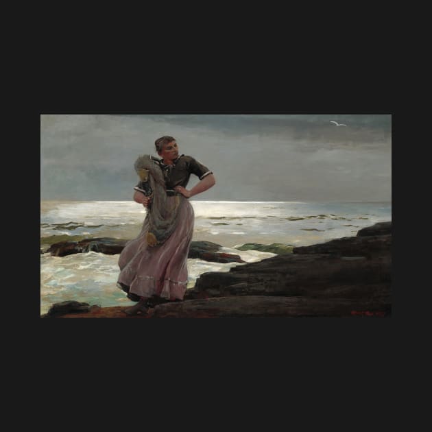 A Light on the Sea by Winslow Homer by Classic Art Stall
