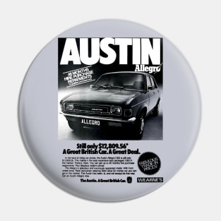 AUSTIN ALLEGRO - advert Pin