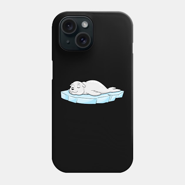 Seal on Ice Floe Phone Case by Markus Schnabel