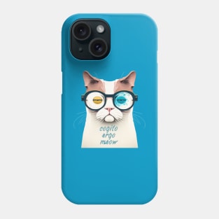 Cogito ergo meow Phone Case