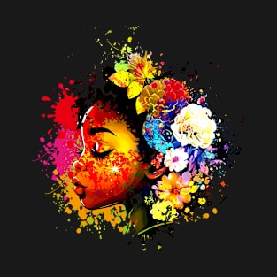 African girl watercolor T-Shirt