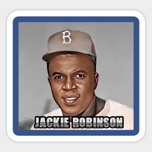 Jackie Robinson Nx8 Sticker for Sale by JimmieParkerv