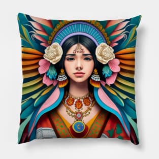 Hispanic Heritage Month Art Pillow