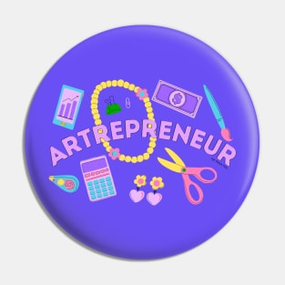 Artrepreneur - The Peach Fuzz Pin