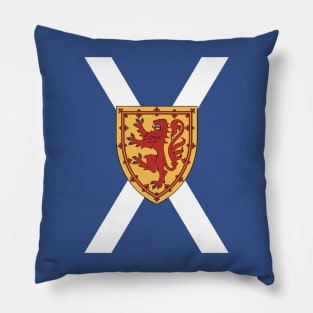 Royal Scottish Flag (vertical) (transparent) Pillow