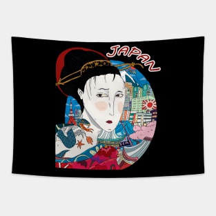 sad geiko Tapestry