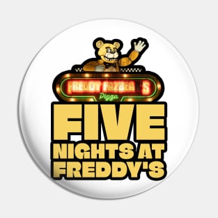 five nights at freddy's movie 2023 Josh Hutcherson graphic design Pin