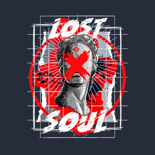 Lost Soul Grunge Streetwear Style Art T-Shirt