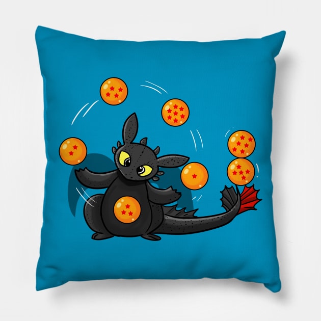 How to train your dragon ball Pillow by peekxel