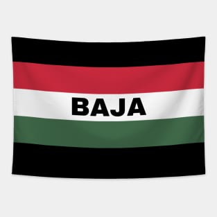 Baja City in Hungarian Flag Tapestry