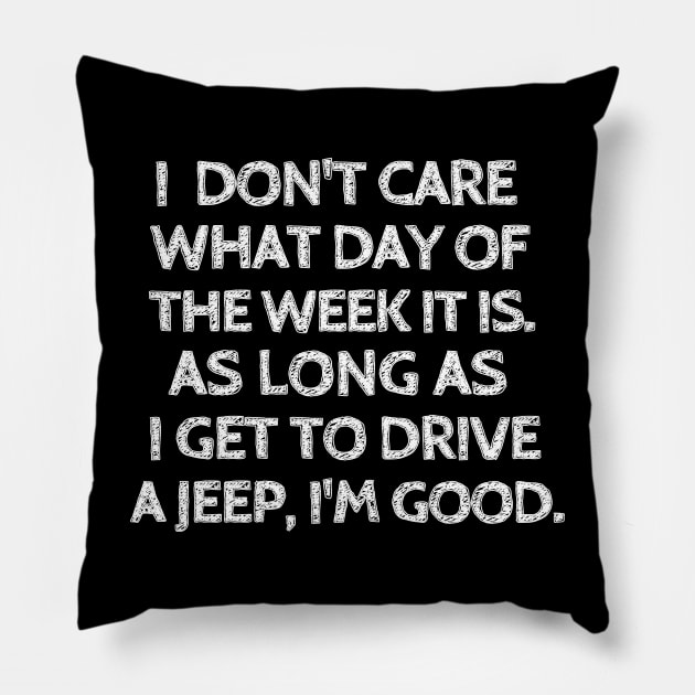 No jeep, no life Pillow by mksjr