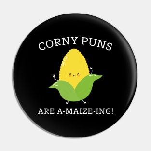 Corny Puns Pin