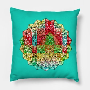 Fancy Mandala Design two Pillow