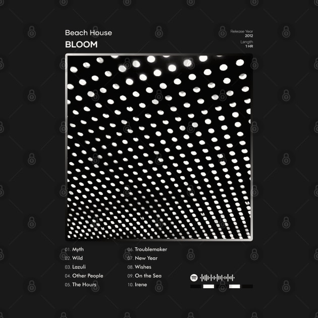 Beach House - Bloom Tracklist Album by 80sRetro