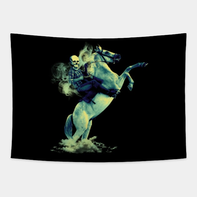 cowboy ghost Tapestry by JWtee