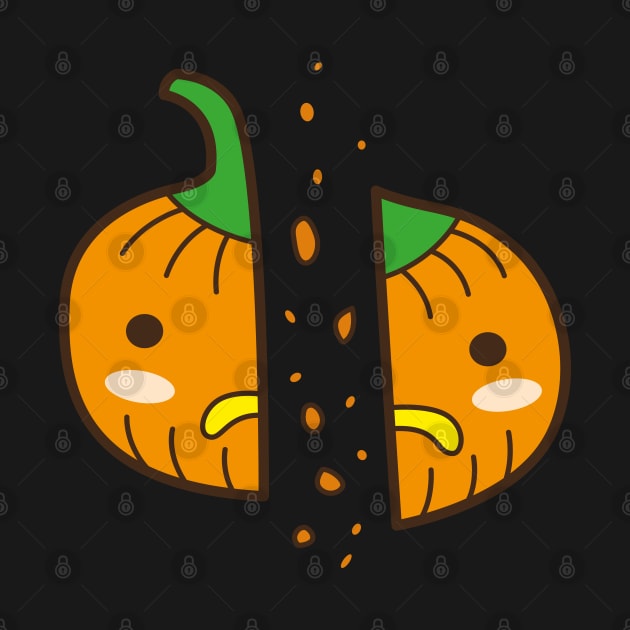 Sliced pumpkin by doodletales