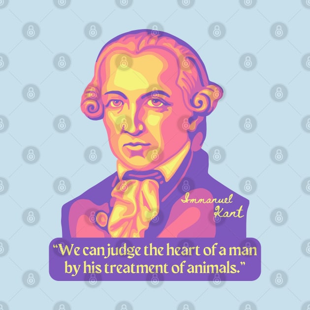 Emmanuel Kant Portrait and Quote by Slightly Unhinged