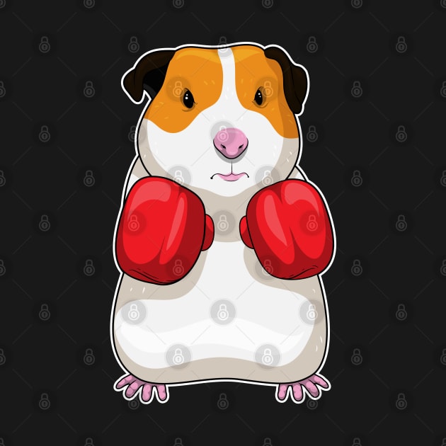 Guinea pig Boxer Boxing gloves by Markus Schnabel