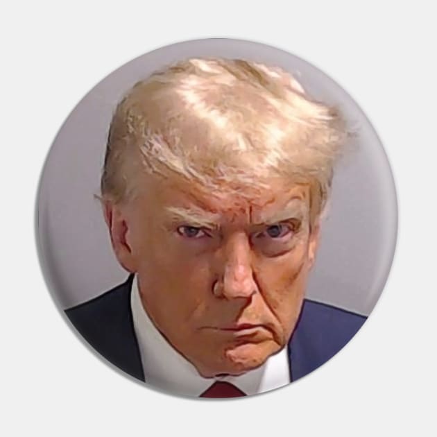 Trump Mugshot Pin by JennyPool