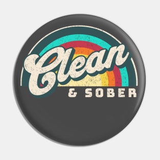 Clean & Sober Pin