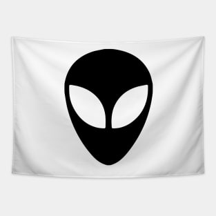 Alien Face Tapestry