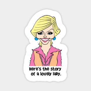 BRADY BUNCH - MRS. BRADY FAN ART Magnet