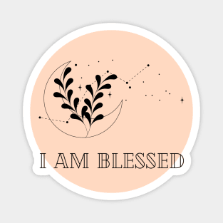 Affirmation Collection - I Am Blessed (Orange) Magnet