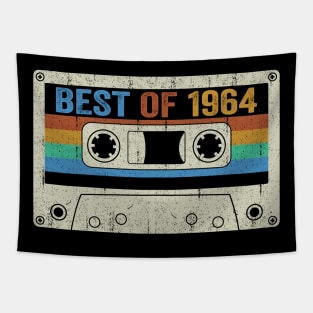Best Of 1964 60th Birthday Gifts Cassette Tape Vintage Tapestry