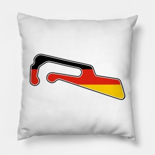 Motorsport Arena Oschersleben [flag] Pillow