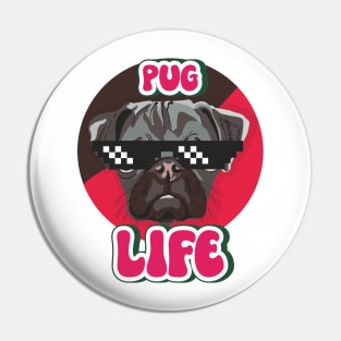 Pug life funny puppy Pin