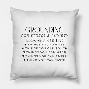 Grounding for Stress and Anxiety Pillow