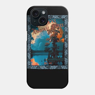 Vintage National Park Poster Phone Case