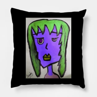 Purple Lady Pillow