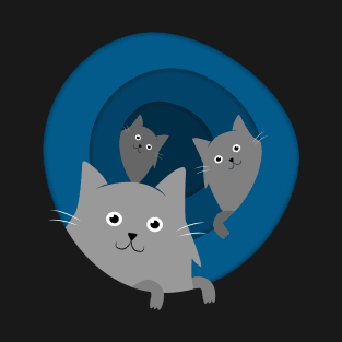 Through the Cat Hole T-Shirt