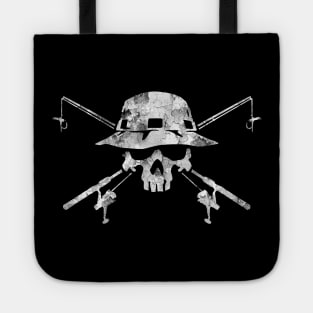 Fishing Skull Logo Tote