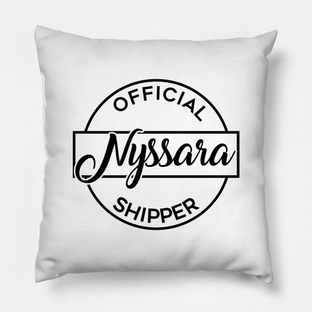Official Nyssara Shipper Pillow by brendalee