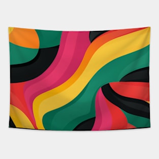 Abstract wave Tapestry