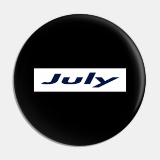 SUPER JULY LOGO Pin