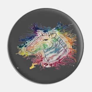 crayon zebra Pin