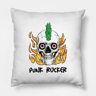 Punk Rocker | Black Letter Pillow